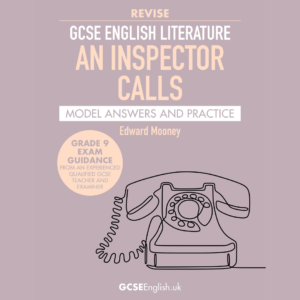 An Inspector Calls GCSE English Literature revision guide cover with telephone illustration