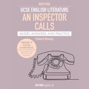An Inspector Calls GCSE English Literature revision guide cover with telephone illustration